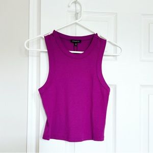 Dynamite Cropped Ribbed Tank Top